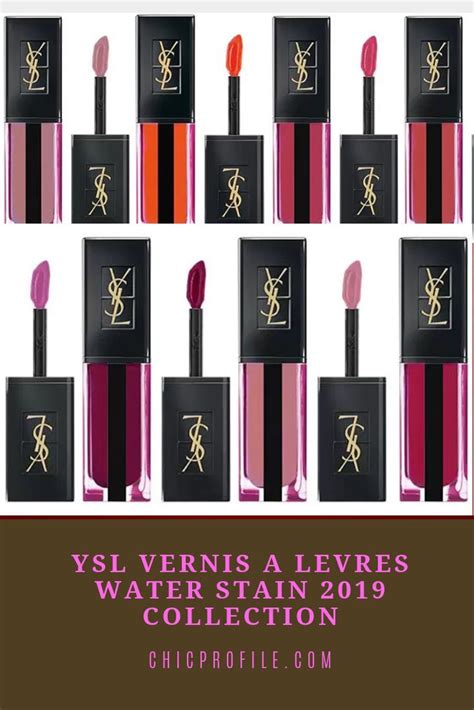 ysl vernis a levres water stain 2019|ysl lip stain color.